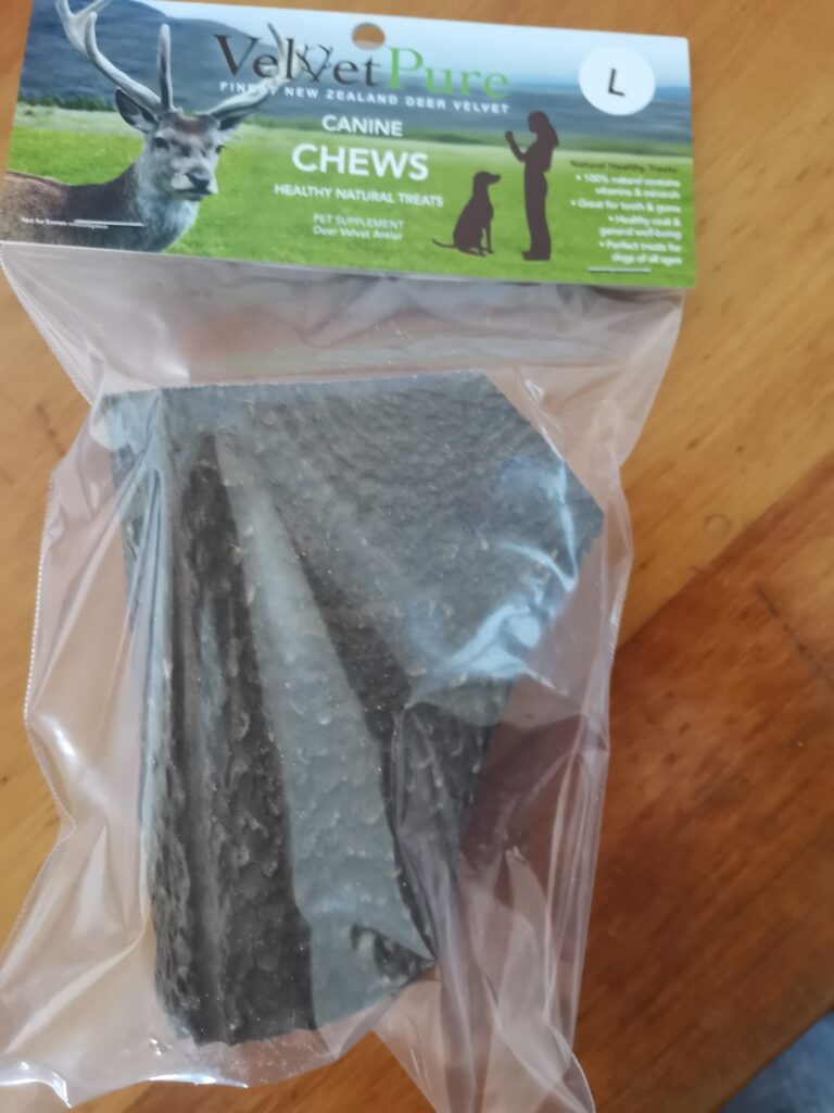 Velvet Pure Deer Antler Dog Chew Large